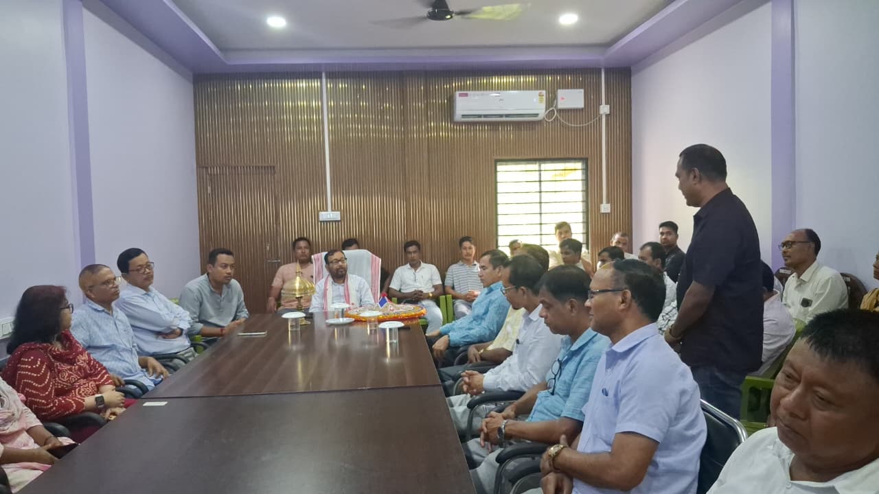 Visit of Hon’ble MLA Bhupen Ray to Our College