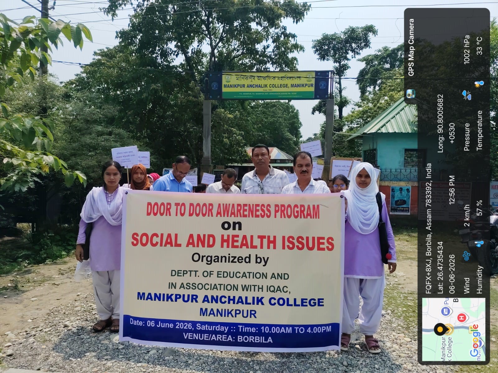 Door-to-Door Awareness Program on Social and Healt